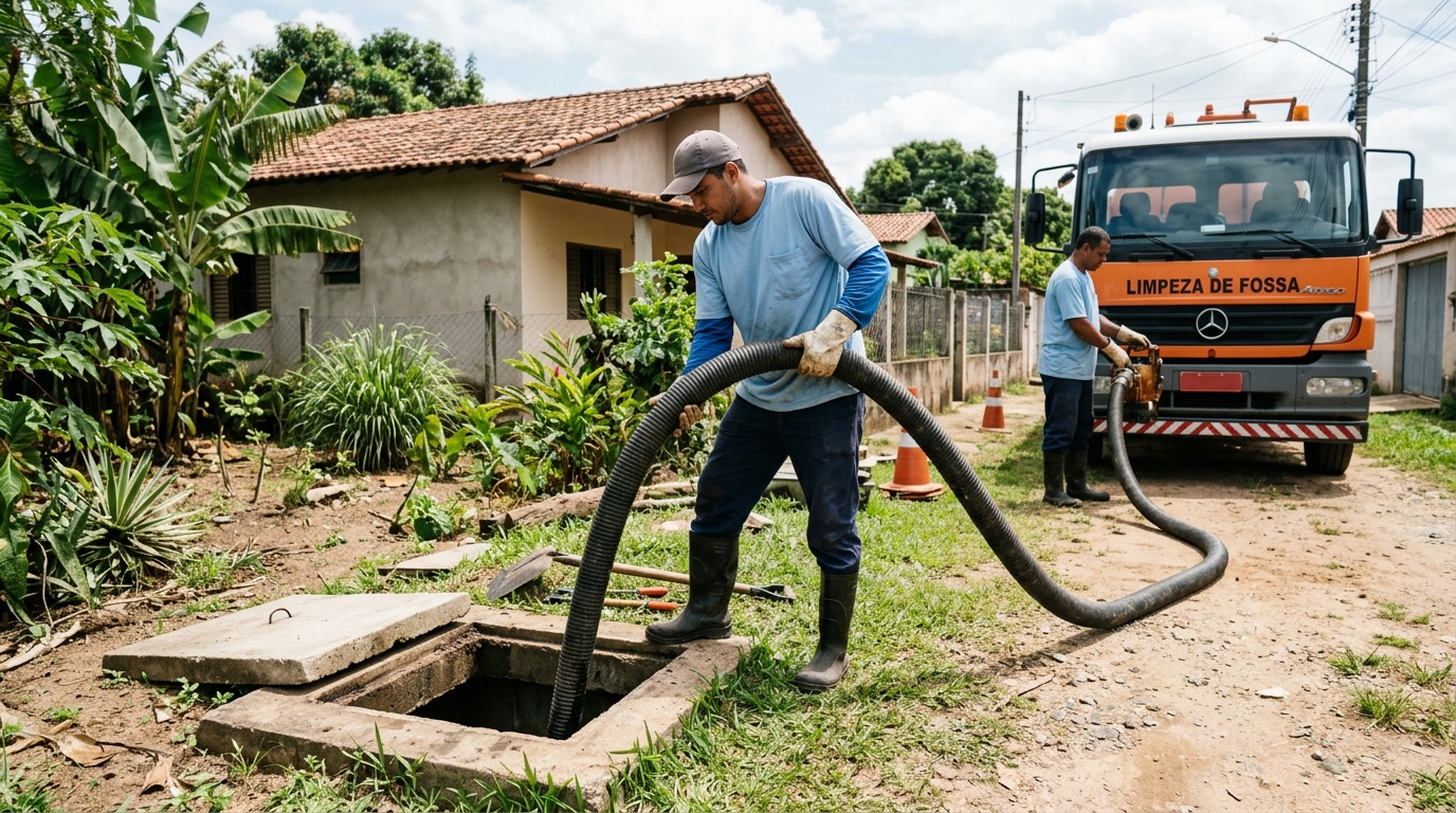 Desentupimento de Fossa em Uberaba‑MG