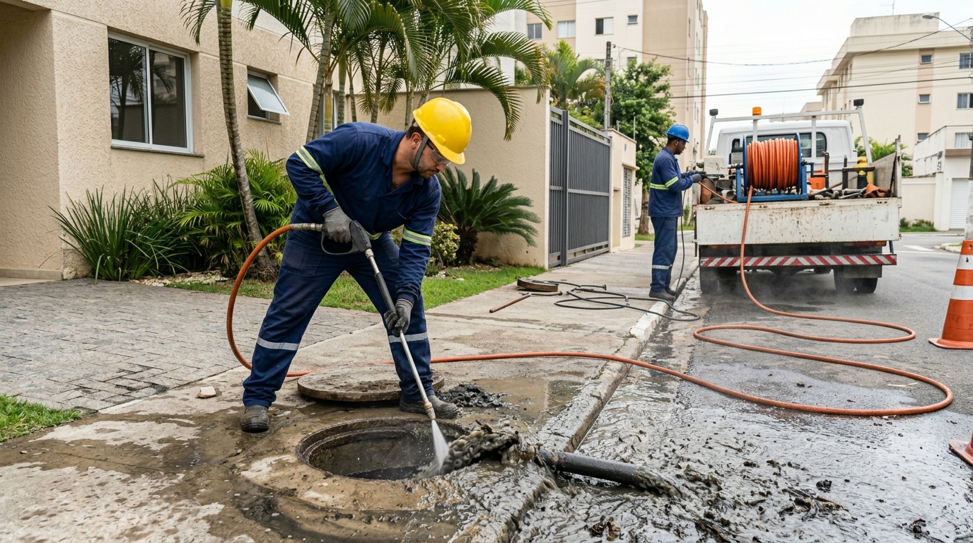 Hidrojateamento Industrial em Uberaba‑MG