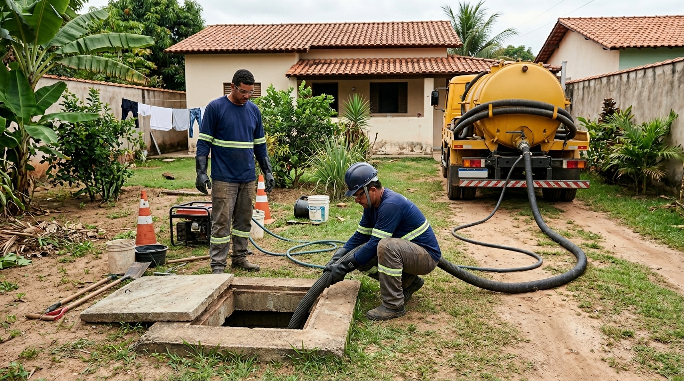 Limpeza de Fossa em Uberaba‑MG